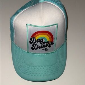 Day Drinkin' Trucker Hat - Teal